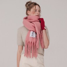 미치코런던 플레인 겨울 울 니트 머플러 목도리