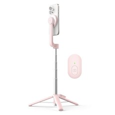 엘라고 맥세이프 셀카봉 삼각대+리모컨, EMSTTICK-LPK, 러블리핑크, 1개