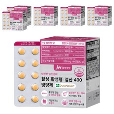 jw Pharmaceutical 孕前活性葉酸400補充錠, 60顆, 6盒