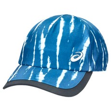 ASICS 亞瑟士 條紋透氣網球帽, 藍色, 1個