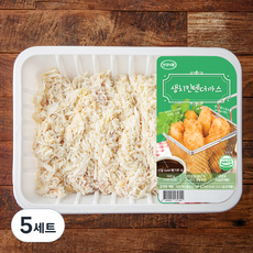 한강식품 생치킨텐더까스 500g + 치킨까스 소스 세트, 5세트