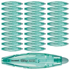 모나미 노크식 수정테이프 SWIP, 민트, 40개