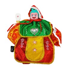 A-ONE匯旺 可愛披風布袋戲偶，綠髮寶寶, 1個