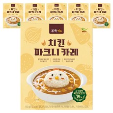 베이비본죽 본죽키즈 치킨 마크니 카레, 150g, 6개