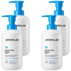 아토팜 유아용 탑투토 워시, 460ml, 4개