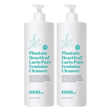 AYODELE 女性私密處魚腥草潔淨凝膠, 1L, 2瓶