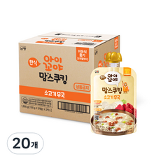 아이꼬야 맘스쿠킹 이유식 9개월부터, 100g, 20개, 소고기무국