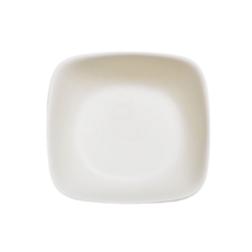 簡約方形臉盆 L號, 白色, 1組