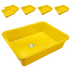 King 650密林 置物籃 3入組，黃色, 39 x 31 x 10cm, 2組, 3個