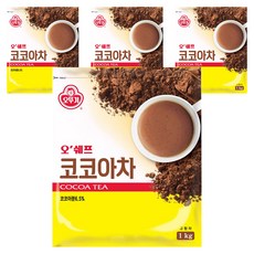 OTTOGI 不倒翁 可可粉, 1kg, 1包, 4包