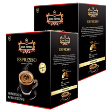 TNI KING COFFEE 高級阿拉比卡即溶濃縮咖啡隨身包, 2.5g, 100條, 2盒