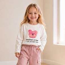 CONTIKIDS 女童情人節熊T恤
