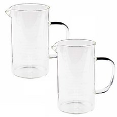 Bloom at home 耐熱玻璃量杯 YW-00226 2入, 混色, 500毫升