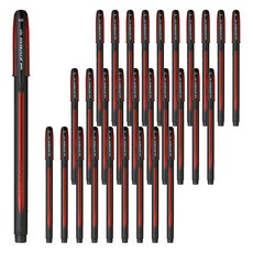 Uni 三菱 JETSTREAM SX-101-10 蓋式原子筆 1.0mm, 紅色, 48入