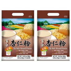 薌園 百合杏仁粉 精選百合、杏仁研製而成 口感香醇濃郁, 300g, 2袋