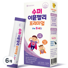 한화제약 수퍼 이뮨젤리 프리미엄 7p, 140g, 6개