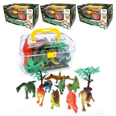 THiNK 恐龍探索恐龍模型手辦套裝, 4組