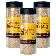 복이네먹거리 국산 고소한 참깨 100% 깨소금 굵은입자, 100g, 3개
