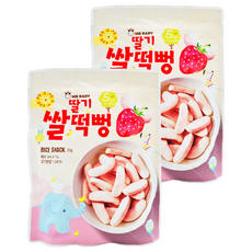 MB BABY 萌寶寶 大米餅 5個月以上寶寶適用, 草莓, 20g, 2包