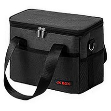 大成 露營 棒球場 野餐 大容量小型保冷袋, 黑色, 10L