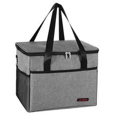 Daesung 露營 棒球場 野餐 大容量保冷袋 中型, 16L, 灰色