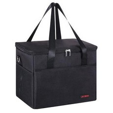 大成 露營 棒球場 野餐 大容量 中型 保冷袋, 16L, 黑色