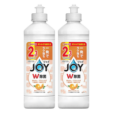 JOY W 除菌潔淨洗碗精補充瓶 柑橘, 2個, 300ml