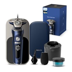 필립스 SkinIQ 9000 프레스티지 전기면도기, SP9886/36, 아드리아틱블루