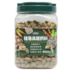 ISTA 伊士達 陸龜高纖飼料，優質提摩西草，鈣磷黃金比例，絲蘭減少臭味, 800g, 1瓶