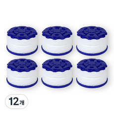 AQUADUO 水龍頭過濾器替換濾芯 SF-2000 藍色, 12入