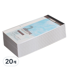Standard 1000 法律便條紙 2欄式 迷你, 白色, 20個, 50張