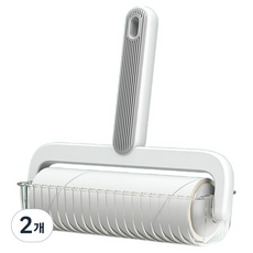 Second Best 滾筒除塵黏紙器 白色 灰色, 2個