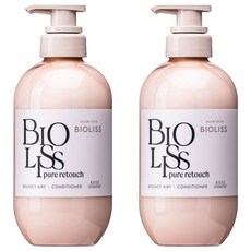 KOSE 高絲 BIOLISS 苾歐莉絲 PURE系列 潤髮乳 豐盈蓬鬆, 480ml, 2瓶