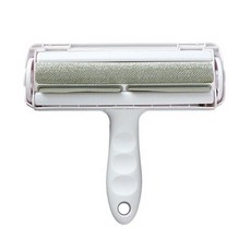 綠環保靜電無耗材滾筒式可水洗除塵寵物除毛刷 155g, 白色, 1個