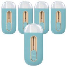 델리 포켓 세라믹 안전컷터 TD262, 블루, 5개