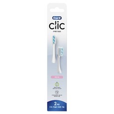 Oral-B 歐樂B Click 多功能護理牙刷替換頭, 1盒, 2入