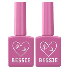 BESSIE Hello Kitsch 彩色凝膠指甲油, P17KITCHXPINK, 11ml, 2個