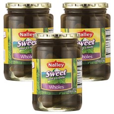 낼리 스위트 스위트&크런치 홀스 피클, 3개, 680g