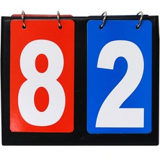 桌球計分牌, 紅+藍, 1個