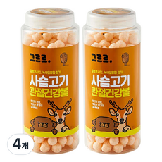 그르르 강아지 건강볼 사슴고기 관절건강 90g, 4개, 사슴고기맛