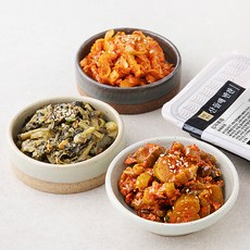 산들해반찬 시래기 된장볶음 120g + 김치볶음 120g + 오이지무침 90g, 1세트