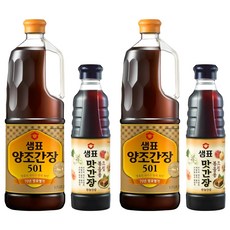 샘표 양조간장 501 1.7L + 맛간장 500ml 세트, 2세트