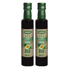 만토바 오가닉 버진 아보카도 오일 냉압착, 2개, 250ml