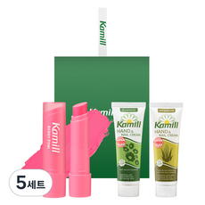 카밀 비건 컬러밤 베리 핑크 4.2g + 미니 클래식 인텐시브 핸드크림 30ml x 2p 세트, 5개