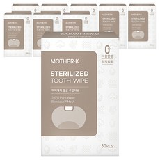 마더케이 멸균 구강티슈 30p, 120g, 9개