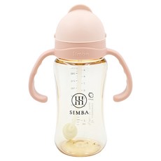 Simba 小獅王辛巴 蘊蜜鉑金PPSU防漏滑蓋學習水杯, 栗粉, 270ml, 1個