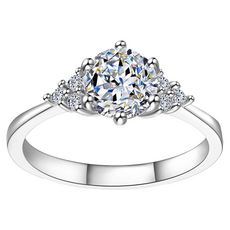 CF Diamond 女款 莫桑鑽 戒指