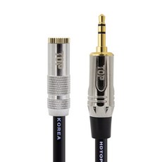 HDtop 3.5立體聲 AUX MF延長線 2m, 金屬黑, 1個, HT-TP2904