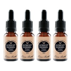 Love Bath 香氛臉部保養油 杏子香, 20ml, 4瓶