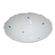 藍點旋紋缽, 缽, White, 1個